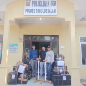 Polri Salurkan Bantuan Obat, BMHP, dan Vaksin Tetanus ke Jajaran Wilayah Barat Aceh