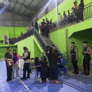 Memastikan Kelancaran dan Keamanan Ajang Kejuaraan Pencak Silat Satsamapta Polres Bima Gelar Patroli Pengamanan