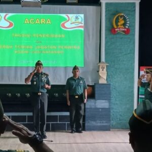 Sertijab Perwira Kodim 1606 Teguhkan Profesionalisme Prajurit