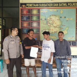 Bhabinkamtibmas Polres Bima Kota Tunjukkan Peran Problem Solving, Selesaikan Kesalahpahaman Remaja Secara Restoratif