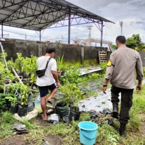 Pendampingan Pertanian Mandiri Bhabinkamtibmas di Lombok Barat