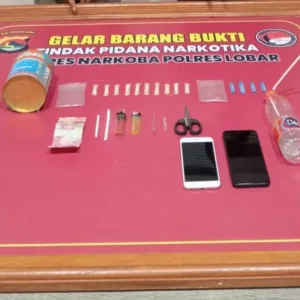 Penggerebekan Narkoba di Batulayar, 14 Poket Sabu Disita