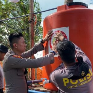 Mahasiswa STIK Angkatan 83 Bangun Sumur Bor untuk Warga Aceh Utara, Kapolres: Wujud Nyata Kepedulian Polri