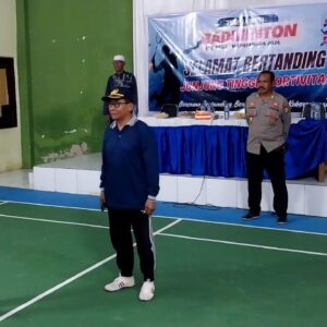 Hadiri Pembukaan Kejuaraan Badminton Tingkat Kecamatan Bolo dan Madapangga Kapolsek Bolo: Siap Berikan Pengamanan Ekstra
