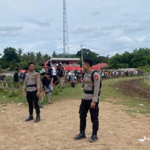 Mencegah Berbagai Kerawanan Kamtibmas di Area Pacuan Kuda, Polres Bima Terjunkan Sat-samapta