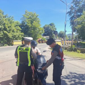 Satgas Preventif Polres Bima Operasi Keselamatan Rinjani 2026, kembali Menggelar Sosialisasi Keselamatan Berkendara