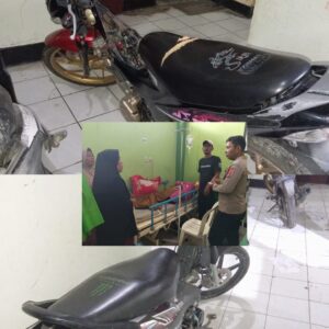 Polsek Bolo Bantu Evakuasi Korban Lakalantas Ganda di lintas di jalan lintas Bima-Dompu