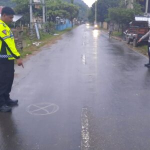 Kecelakaan Lalulintas Ganda, Unit Gakum Satlantas Polres Bima Diterjunkan dan Lakukan Oleh TKP