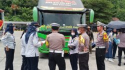 Polantas Menyapa: Tekan Laka Lantas di Pelabuhan Lembar Lombok Barat