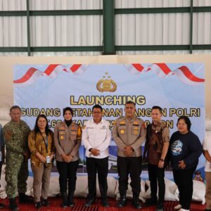 Polres Sumbawa Hadiri Peresmian SPPG dan Gudang Ketahanan Pangan Polri Serentak