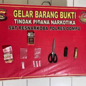Pengungkapan Dini Hari! Satresnarkoba Polres Dompu Ringkus Terduga Pengedar Sabu di Pekat