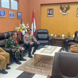 Sinergi Jaga Kamtibmas Kota Bima, Plh Kapolres dan Dandim 1608/Bima Temui Wali Kota