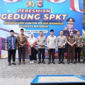 Kapolda NTB Resmikan Gedung SPKT Polresta Mataram, Tegaskan Komitmen Pelayanan Presisi