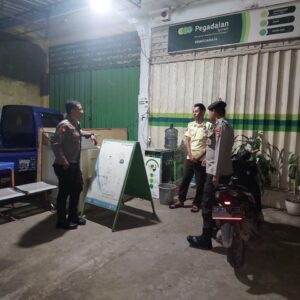 Polsek Pringgarata Intensifkan Patroli Obyek Vital, Pastikan Keamanan Pegadaian Tetap Terjaga
