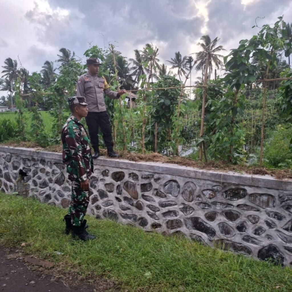 Bhabinkamtibmas Desa Masbagik Selatan Laksanakan Cek Lahan P2B di Dusun Peresak Selatan