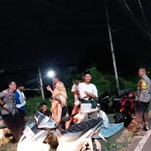 Mantapkan Harkamtibmas, Polsek Sumbawa Intensifkan Patroli Blue Light dan KRYD di Titik Rawan