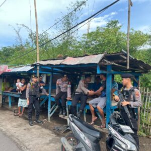 Sat Samapta Polres Bima Kota Laksanakan Patroli Dialogis, Sampaikan Himbauan Kamtibmas Selama Ramadhan