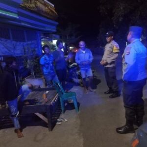 Cegah Gangguan Kamtibmas, Polsek Utan Intensifkan Patroli Blue Light Hingga Dini Hari