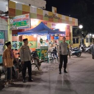 Polsek Sanggar, Gelar Patroli dan Pengamanan Sholat Tarawih dan Cegah Gangguan Kamtibmas di Wilayah Hukumnya
