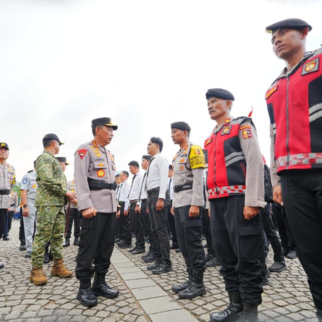 Pimpin Apel Operasi ketupat, Kapolri Instruksikan Jajaran Wujudkan Mudik Aman-Keluarga Bahagia