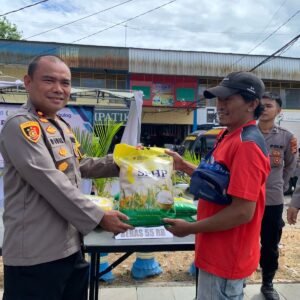 Jaga Stabilitas Harga, Polres Sumbawa Launching Gerakan Pangan Murah