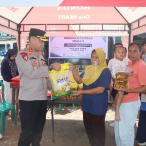 Kapolres Bima Kabupaten Hadiri Loucing Gerakan Pasar Murah Serentak di Pos Pelayanan Ops Lebaran Idul Fitri 2026