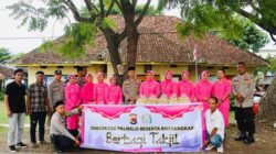 Momentum Bulan Suci Ramadhan, Polsubsektor Palibelo Bersama Bhayangkari Bagikan Takjil Berbuka Puasa