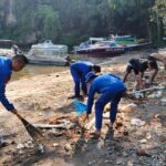 Jaga Kelestarian Pesisir, Sat Polairud Polres Sumbawa Gelar Aksi Asri Dan Polisi Penolong