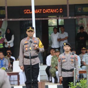 Kapolres Bima Kota Pimpin Apel Gelar Pasukan Pengamanan Malam Takbiran dan Idul Fitri 1447 Hijriah