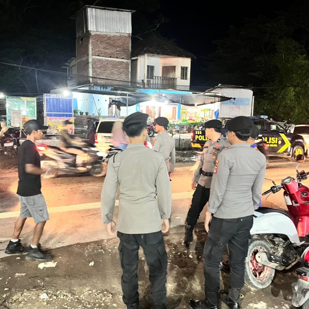 Sat Samapta Polres Bima Kota Intensifkan Patroli Malam di Titik Keramaian