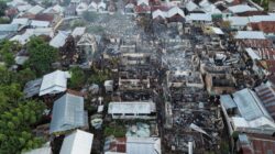 Polsek Alas Amankan TKP Kebakaran di Desa Kalimango dan Evakuasi Petugas Damkar yang Gugur