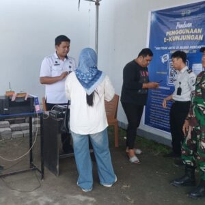 Pengamanan Lapas Kuripan, Silaturahmi Lebaran Tetap Aman