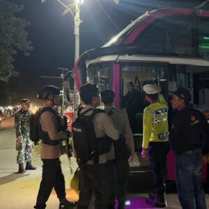 Operasi Ketupat Rinjani Polres Bima Kabupaten, Cegah Kemacetan Arus Lalulintas dan Guankamtibmas Pos PAM Tente Intensifikan Patroli