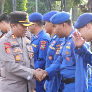Polres Lombok Timur Halal Bihalal di Hari Pertama Masuk Kerja, Dilanjutkan Dengan Sarapan Bareng Sebagai Wujud Rasa Syukur