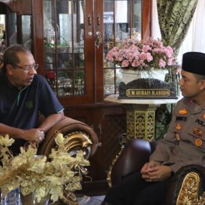 Kapolres Bima Kota Temui Tokoh Senior HMQ, Bahas Stabilitas Keamanan Bima