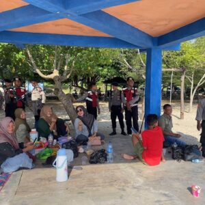 Pasca Ops Ketupat Rinjani 2026, Sat Samapta Polres Sumbawa Intensifkan Patroli KRYD di Objek Wisata Pantai