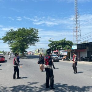Antisipasi Kepadatan Pasca Lebaran, Polda NTB Atur Arus Lalu Lintas di Pasar Pagesangan