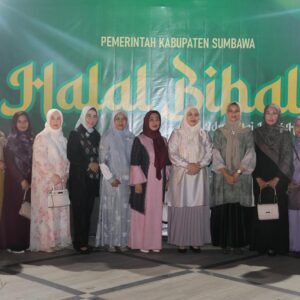 Perkuat Sinergi Menuju Sumbawa Unggul, Kapolres Sumbawa Hadiri Halal Bihalal di Kantor Bupati