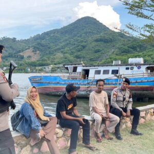 Sat Samapta Polres Bima Kota Laksanakan Patroli di Kawasan Wisata Pantai Lawata