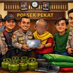 Polsek Pekat Ungkap Kasus Pencurian di Nangakara, Pelaku Diamankan Beserta Barang Bukti