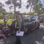 Polres Lombok Tengah Tangani Kecelakaan Lalu Lintas di Jalan Bypass Pujut.   ‎  ‎