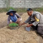 Polres Lobar Perkuat Ketahanan Pangan di Desa Merembu Labuapi