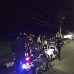 Sat Samapta Polres Sumbawa Mengoptimalkan Patroli KRYD di Kawasan Jalan Garuda