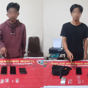 Dua Pengedar Sabu Ditangkap di Selong, Polisi Sita 5,63 Gram Barang Bukti