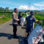 Kapolsek Wanasaba Silaturahmi dan Koordinasi Persiapan Panen Raya Jagung di Mamben Baru