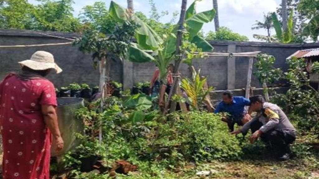Bhabinkamtibmas Giri Tembesi Perkuat Ketahanan Pangan