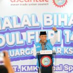 Halal Bihalal dengan Buruh, Kapolri Komitmen Perkuat Soliditas dengan Buruh, Ciptakan Iklim Investasi Kondusif