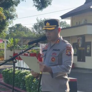 Tegaskan Prinsip “BETAH” Penerimaan Terpadu Calon Anggota Polri Polres Bima Kabupaten Gelar Pembacaan Komitmen Moral