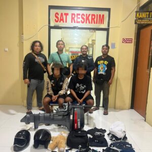 Polres Lombok Utara Ungkap Pencurian Mesin Boat, Dua Pelaku dan Penadah Diamankan