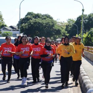 Bhayangkari Lombok Utara All Out Dukung Kemala Bhayangkari Run 2026, Perkuat Misi Kemanusiaan Lewat Olahraga